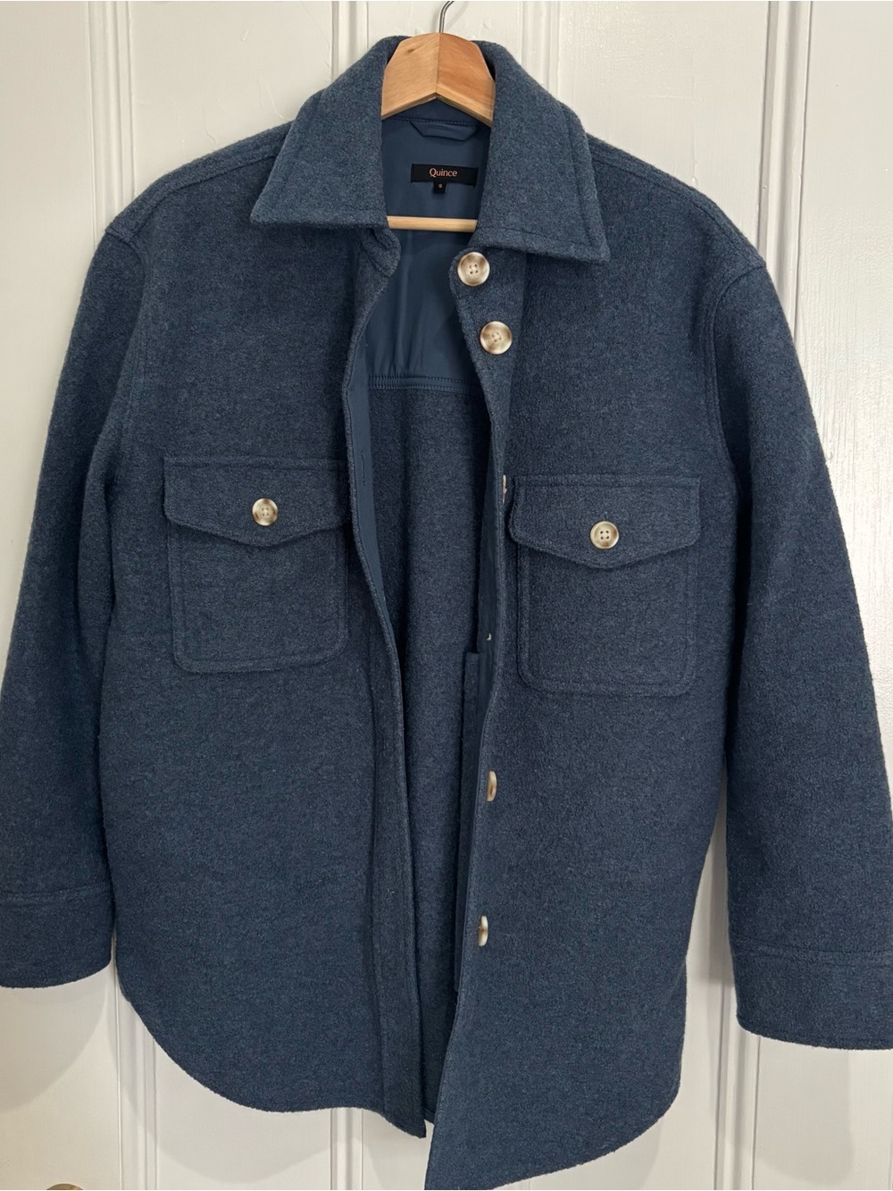 Quince 100% Merino Wool Shirt Jacket